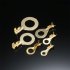150pcs Ring Terminal Kit Ring Lugs Eyes Copper Crimp Terminals Cable Lug Wire Connector M3 m10