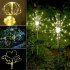 150pcs set Led Solar  Firework  Lights Waterproof Outdoor Path Lawn Garden Lamp Decor 150 lights  3 50 lights warm white