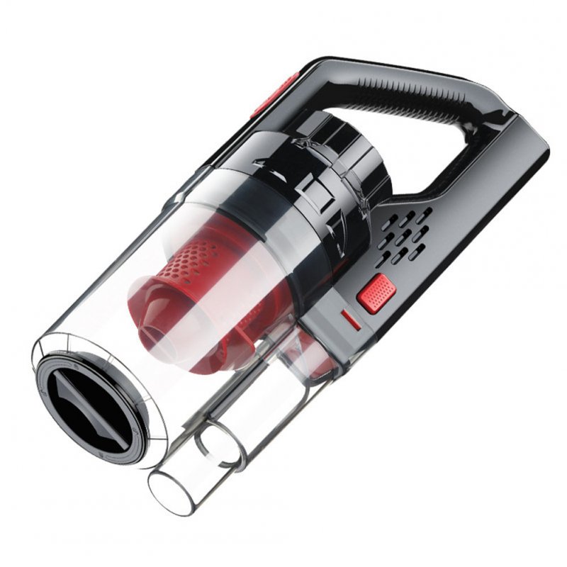 150w 6000pa Car Vacuum Cleaner Multi-functional Wet/Dry Portable Handheld Powerful Sweeper Wireless Cable Black + Red