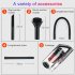 150w 6000pa Car Vacuum Cleaner Multi functional Wet Dry Portable Handheld Powerful Sweeper Wireless Cable Black   Red