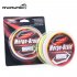 150yd 137m Fishing Line PE Fire Pure Fluorocarbon Coated Merge Braid 8 Strands Braided Fishing Line yellow 0 20mm 15LB