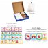 155 Pcs Wooden Pattern Blocks Geometric Shape Puzzles Creative Multicolored Tangrams Educational Toys For Kids 1 set