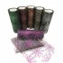15CM 10Yards Organza Tulle Roll with Spider Web Pattern for Halloween Party Decoratioin Black gold