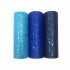 15CM 25Y Sequin Tulle Gauze Roll for Wedding Party Decoration Fluffy Skirt Sewing 12 lake blue