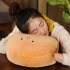 15Inches Cute Cartoon Doll Plush Toy Stuffed Throw Pillow Hand Warm Cushion for Kids Girls Nap Brown Pillow