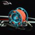 15M 30M Scuba Diving Aluminum Alloy Spool Finger Reel with Stainless Steel Bolt Snap Hook SMB Equipment Cave Dive 15 m blue