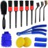 15Pcs Car Detailing Brushes Kit Auto Detailing Brushes Set For Interior Exterior Leather Air Vents Engine Dashboard 15 piece cleaning brush set