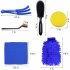 15Pcs Car Detailing Brushes Kit Auto Detailing Brushes Set For Interior Exterior Leather Air Vents Engine Dashboard 15 piece cleaning brush set