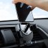 15W Car Phone Holder Wireless Charging Stand Air Vent Dashboard Charging Car Mount Adjustable Dark Gray