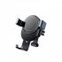 15W Car Phone Holder Wireless Charging Stand Air Vent Dashboard Charging Car Mount Adjustable Dark Gray
