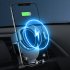 15W Car Phone Holder Wireless Charging Stand Air Vent Dashboard Charging Car Mount Adjustable Dark Gray