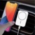 15W Magnetic Wireless Charger Car Phone Mount Vent Holder 360   Rotating Ball Head Phone Stand TYPE C Wireless Fast Charging Adapter For Wireless Charging Device