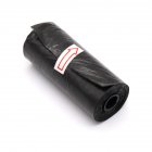 15pcs/Roll Plastic Garbage Bag Rubbish Bags Special for Baby Diapers Abandoned  black