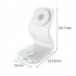 15w 3 in 1 Magnetic Wireless Charger Stand Fast Charging Dock Station Compatible for iPhone 12 Magsafe White