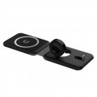 15w 3-in-1 Magnetic Wireless Charger Fast Charging Docking Station for iPhone