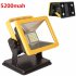 15w   30w Led Rechargeable Flood  Light 3 5h Fast Charging High brightness Warning Lamp Portable Emergency Light For Outdoor Camping 30w 5200mah