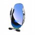 15w Car Wireless Charger Infrared Sensor Automatic Fast Charge Phone Holder Compatible For Xiaomi Samsung Iphone silver