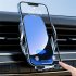 15w Car Wireless Charger Infrared Sensor Automatic Fast Charge Phone Holder Compatible For Xiaomi Samsung Iphone silver