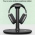 15w Fast Charging 4 in 1 Wireless Charger Headset Rack Charging Dock Station Compatible For Airpods Iwatch black