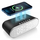 15w Led Digital Alarm Clock Wireless Adjustable Brightness Fast Charging