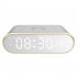 15w Led Digital Alarm Clock Wireless Adjustable Brightness Fast Charging Desk Clocks Thermometer black