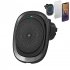 15w Magnetic Wireless Car Charger Fast Charging Air Vent Phone Mount Holder With Cable Type c Output Port black