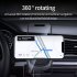 15w Magnetic Wireless Car Charger Fast Charging Air Vent Phone Mount Holder With Cable Type c Output Port black