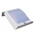 16 Bright LED Wireless Solar Powered Motion Sensor Light IP65 Waterproof Auto On Off 2 Modes for Patio  Deck  Yard  Garden