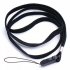 16 Inch Neck Strap Cord Lanyard for Mp3 MP4 Cell Phone Camera USB Flash Drive ID Card  Black