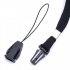16 Inch Neck Strap Cord Lanyard for Mp3 MP4 Cell Phone Camera USB Flash Drive ID Card  Black