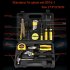 16 Piece Tool Set Household Basic Hand Tools Kit Toolbox With Storage Case Ideal For Home Repairing Maintenance 16 piece