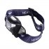 160 Lumen LED Headlamp with 5Watt white LED and two red LEDs has a rechargeable 1200mAh battery and fantastic hands free operation function
