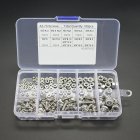 160 pcs set 304 Stainless Steel Screws Cross Head Screws Bolts Nuts Kit Assortment M2 M2 5 M3 M4 M5 Widely Use Silver