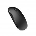 1600DPI Wireless Mouse For Laptop, 2.4GHz Ultra Thin Silent Mouse, Portable Mobile Optical Cordless Mouse Mice For Laptop, PC, Computer black