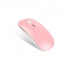 1600DPI Wireless Mouse For Laptop, 2.4GHz Ultra Thin Silent Mouse, Portable Mobile Optical Cordless Mouse Mice For Laptop, PC, Computer pink