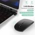 1600DPI Wireless Mouse For Laptop  2 4GHz Ultra Thin Silent Mouse  Portable Mobile Optical Cordless Mouse Mice For Laptop  PC  Computer pink