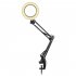 160mm Clip on Magnifying Glass 10 Times with 3 color Led Lamp Magnifier for Reading Beauty Tattoo Embroideryn