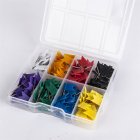 160pcs Multi Color Flag-shaped Nails Drawing Pins Cork Board Map Marker Thumbtack Pins Office Supplies as picture show