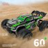 16102pro 1 16 2 4ghz Remote Control Car 70km h Off road Brushless Motor Rc Car Toy Green Brushless