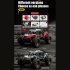 16106 1 16 RC Car with Led 4wd 50km h Off road Vehicle High Speed Drift Car for Kid Vs for Wltoys 144001 Toys Red