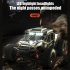16106 1 16 RC Car with Led 4wd 50km h Off road Vehicle High Speed Drift Car for Kid Vs for Wltoys 144001 Toys Gray