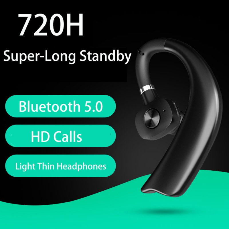 Long Standby Time TWS5.0 Single Ear Sport Business Bluetooth Headset 