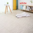 16Pcs Set Imitation Wood Grain Crawling Mat Educational Game Pad for Children white 16pcs