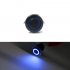 16mm 12V Latching Push Button Power Switch Black Metal Blue LED Waterproof Switch blue A0286