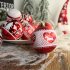 16pcs 6cm Christmas Balls Shatterproof Christmas Tree Ornaments for Home Party New Year Decorations Style 2