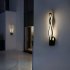 16w Led Wall Lamp Modern Minimalist Wavy Shape Wall mounted Bedroom Bedside Lights For Home Decor warm light 16W white shell