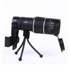 16x52 Zoom HD Monocular Telescope Lens black