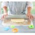 17 Inch Adjustable Stainless Rolling Pin with Detachable Ring Dough Roller for Baking Cookie Pastry Pizza  440mm