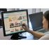 17 Inch LCD Touch Screen monitor for PC or POS System with 1280x1024 Resolution  VGA  HDMI and TV in