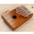 17 Key Kalimba Thumb Piano Acacia Wooden Color Toy Gift Portable Acacia